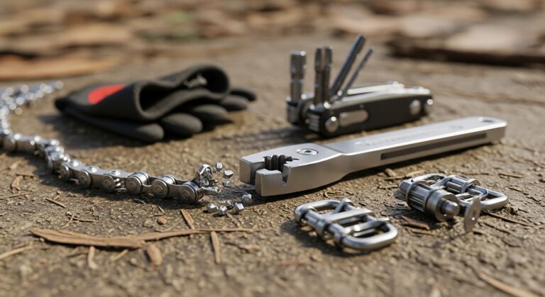 Naprawa łańcucha w trasie – sposoby awaryjne